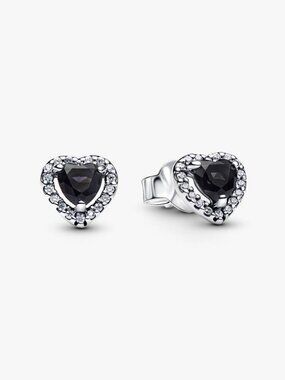 Pandora Elevated Heart Stud Earrings